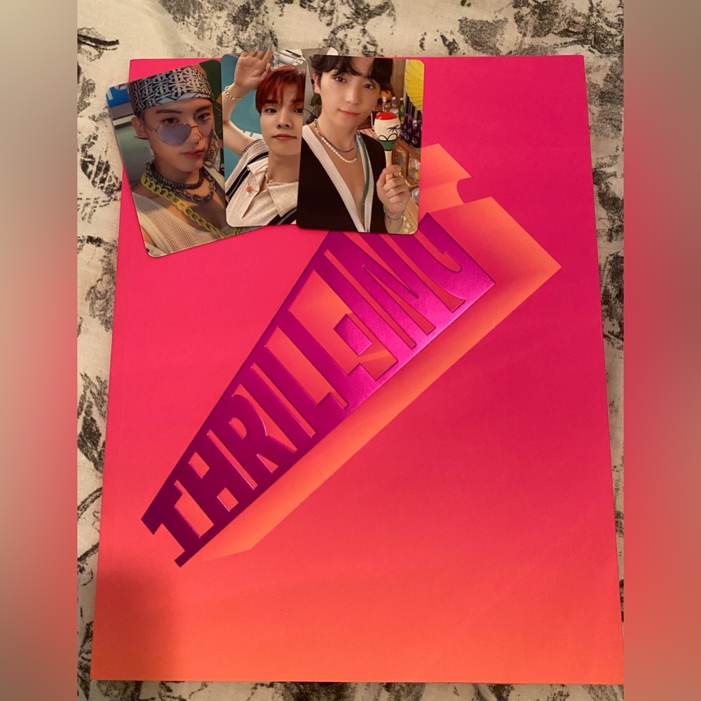 The boyz kpop album the tattoo sheet seems to be missing